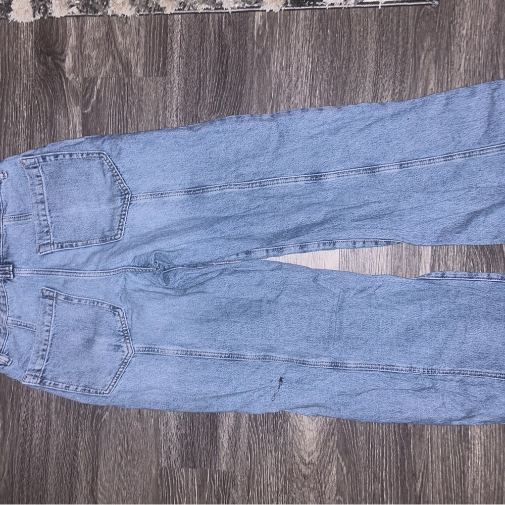 Garage Light Blue Straight Leg Jeans - Picture 4 of 6